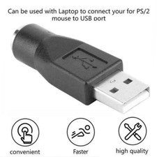 PS/2 Female To USB 2.0 Male (Black) picture