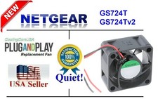 1x Quiet new replacement fan for Netgear GS724Tv2 Low noise picture