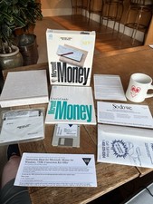 Rare Microsoft Money 1.0 - 1991 Software Original Version Promotional Open Box picture