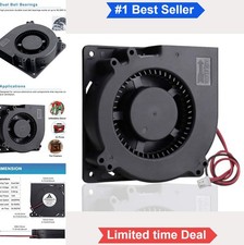 Brushless Radial Blower Fan 24V DC Centrifugal 120mm 32mm 2Pin High Airflow for picture