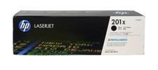 HP 201X/CF400X Black High Yield Toner Cartridge - New in Box picture