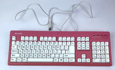 104-Key Large Font Gaming Keyboard USB Wired  Hot Pink 104 Key 6.3 ft Cord picture