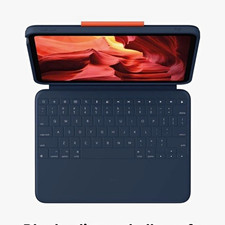Logitech Ruggedness Combo 4 Touch Blue Keyboard Case Smart Connector for iPad picture