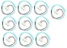12 Strand OM3 50/125 Multimode LC UPC Fiber Pigtail 3M 10 Pack for Splice picture
