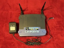 Linksys WRT54GS V2 Wireless Router 54 Mbps 4-Port SpeedBooster Black Blue picture