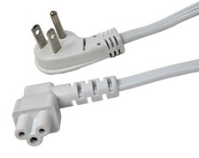 SF Cable 1ft Ultra Low Profile Angle NEMA 5-15P to C5 Right Angle Power Cord ... picture
