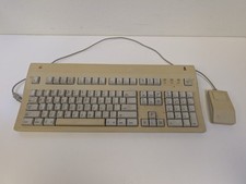 Vintage Apple Extended Keyboard II M3501 & Apple Desktop Bus Mouse G5431 picture