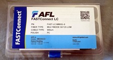 AFL FASTConnect LC Fiber Connectors 6-Pack FAST-LC-MM50L-6 Multimode OM3/OM4 picture