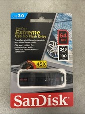 NEW sealed CZ80 Sandisk Extreme USB flash drive 64GB MLC picture
