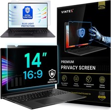 14 Inch 16:9 Laptop Privacy Screen - Eye Protection Anti-Glare Film with Blue Li picture