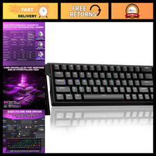 60% Mechanical Gaming Keyboard, Hall Effect Switch, RGB Backlit, 8000Hz Polling picture