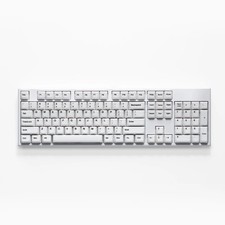 CERAKEY 114 Keys Glossy / Crazed Ceramic Keycaps Set V2 - Black, With Legends picture