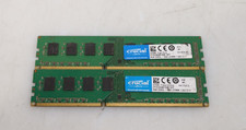 Lot 2x 8GB (16GB) Micron Crucial CT102464BD160B.16FP PC3-12800 1600MHz UDIMM Mem picture