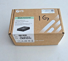 FS UMC-GA1F1T Mini Unmanaged 1x 10/100/1000Base-T RJ45 1x 1000Base-X SFP Gigabit picture