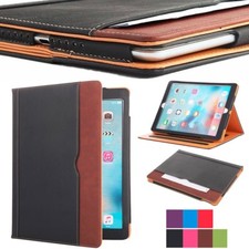 New Luxury Classic Soft Leather Smart Auto Sleep Wake Stand Case For Apple iPad picture