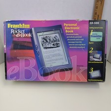 Franklin Rocket eBook EB 500 Personal Electronic Book Reader Vintage Rare 90s  picture