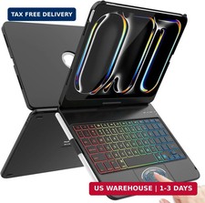 TaIYanG Touch iPad Pro 11 inch case with Keyboard (M5/M4, 2025/2024), 360° Rotat picture