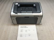 HP Laserjet P1006 LaserJet Printer Monochrome CB411A 14K Page Count Tested picture