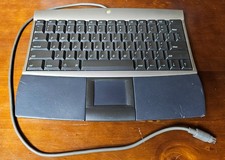 Vintage Apple Twentieth Anniversary Macintosh keyboard/trackpad works M3459 picture
