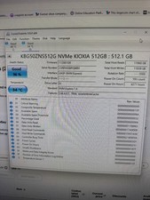 KIOXIA 512GB SSD NVMe K8G50ZNS512G NVMe-WIPED CLEAN-96% HEALTH picture