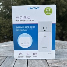 Linksys RE6350 AC1200 Dual-Band Wi-Fi Range Extender Wireless Boost Open Box picture