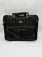 Samsonite Business Case Expandable Leather Portfolio Computer Compatible 920005 picture