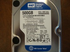 Western Digital WD5000AAKS-00H2B0 DCM:HANNHV2MBN 500gb Sata 3.5