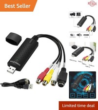 720p USB 2.0 VHS to Digital Converter - Ideal for Streaming and Capture Projects picture