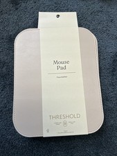 Threshold Mouse Pad Fauxe Leather Light Pink NEW picture