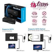 Sleek NexStar USB 3.0 to SATA Optical/Storage Adapter - Plug & Play Convenience picture
