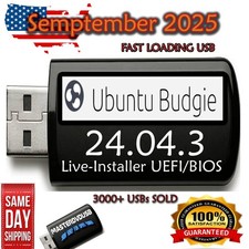 Ubuntu Budgie 24.04.3 LTS Bootable USB Live/Installer – Latest September 2025 picture