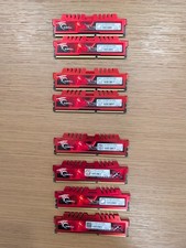 G.Skill RipjawsX 16GB 8x2GB DDR3-1600 PC3-12800 CL9 XMP Red Heatspreader X58 Set picture
