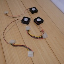 (Lot of 3) NMB Computer Cooling Fans, 12VDC .11A Brushless 1606KL-04W-B50 Tested picture