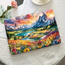 2 Kinds of Color Mountain Flower Landscape Rendering Notebook Protective Sticker picture