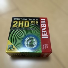 Maxell MFHD256.C10P 3.5 Inch 2HD 256 Floppy Disk 10 Pack Stored picture