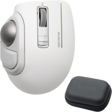 ELECOM bitra Trackball Mouse Quiet Thumb Bluetooth 2.4GHz M-MT1MRSABK White picture