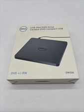 Dell DW316 External USB Slim DVD Drive Compatible With Windows 7 & 8 BRAND NEW picture