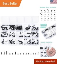 Black Oxide 300PCS Laptop Screws Set - Compatible with Lenovo, HP, Dell & More picture