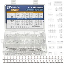 JTAREA 29Values 600PCS JST XH 2.54 MM Connector Kit 2.54MM 2Pin 3Pin 4Pin...  picture