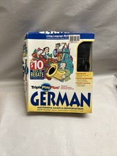  Living Language Multimedia TriplePlay Plus GERMAN/Book Microphone Windows CD RM picture