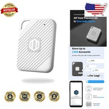 PasswordPocket 8MB Bluetooth Drive 1000 Credentials Autofill Internet-Free White picture