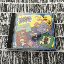 Broderbund Rugrats Print Shop CD w/ Manual, Windows 95/98, English picture