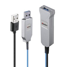 Lindy 30m Fibre Optic USB 3.0 Cable picture