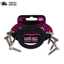 3-Pack Flat Ribbon Patch Cables - 12in, Durable & Tangle-Free for Musicians picture