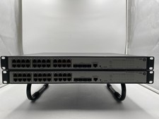 Lot of 2 HP V1910-24G-PoE JE008A 3Com BaseLine 2928-PWR Plus picture