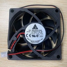For Delta AFB0712LB 7015 7CM 12V 0.14A 2-wire CPU dual ball cooling fan picture