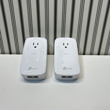 TP-Link AV2000 TL-PA9020P KIT Powerline Adapters 2x2 MIMO 2xGbE Ports Set Lot picture