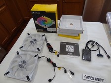 Corsair iCUE QL140 RGB 140mm White Dual Fan Kit with Lighting Node Core picture