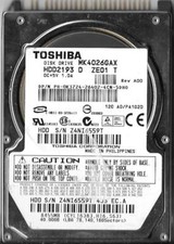Toshiba MK4026GAX HDD2193 D ZE01 T 40GB IDE Hard Drive picture