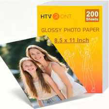 Glossy Photo Paper 8.5 X 11, 200 Sheets, 180Gsm/48Lb picture